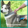 thumbnail image 5 of Herramienta de aseo para mascotas 2 en 1, peine desenredante para perros y gatos, herramienta desenredante de rastrillo de capa inferior de 2 lados esquí esquí Gafas de esquí, 5 of 5