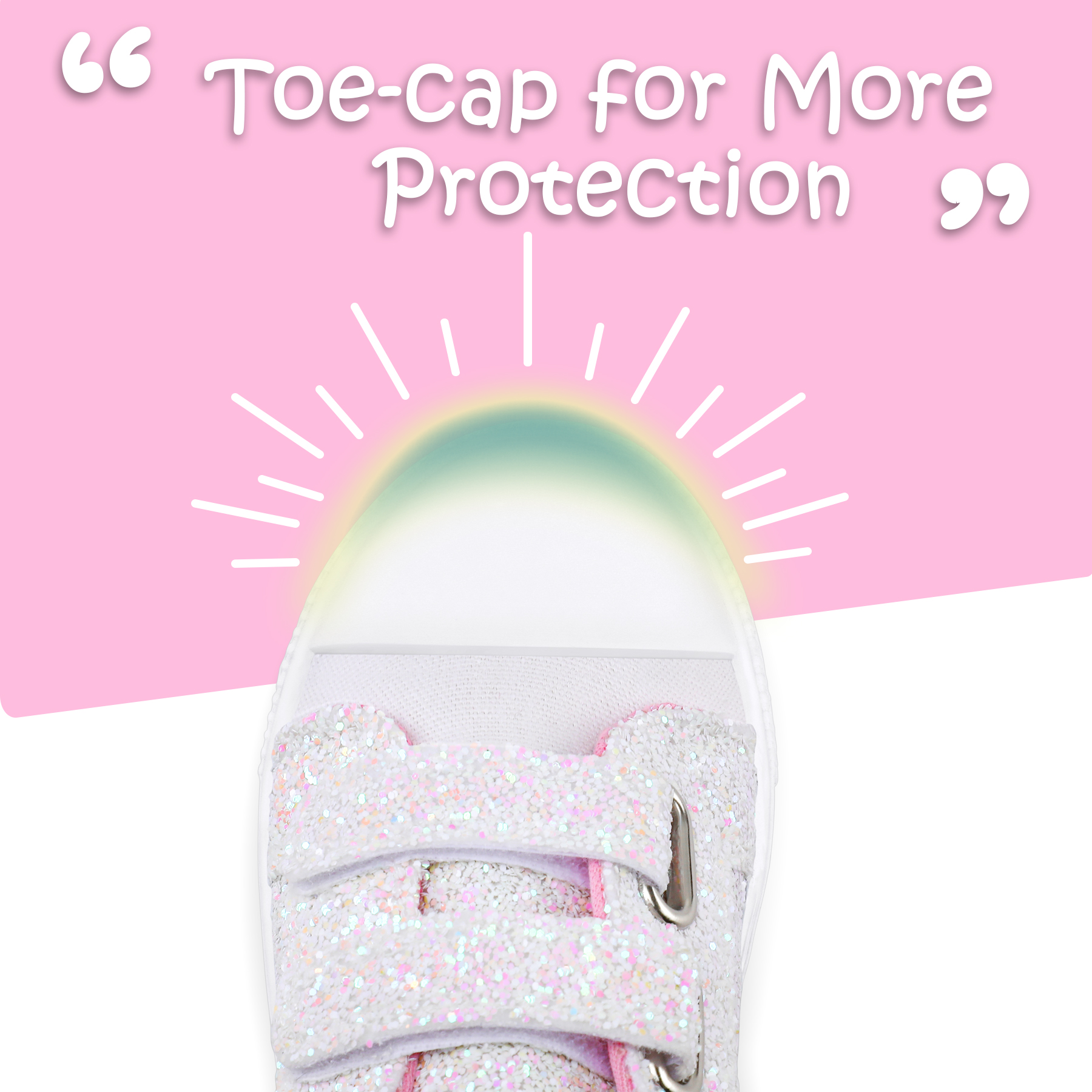 Bocca Kid's Walking Sneakers, Pink & White Canvas photo 3