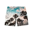 thumbnail image 4 of DYMADE Men's Vocation Beach Summer Shorts Elastic Waist Draw String Casual Walkshorts, 4 of 4