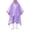 Purple, variant on Kids EVA Rain Poncho with Hood, Lightweight Waterproof Transparent Rain Cape, Reusable Portable Raincoat for Boys Girls Travel Camping Outdoor Yellow Free Size