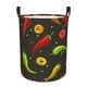 thumbnail image 1 of Fotbe Chili2 Cesto de Ropa con Asas, Cesto Impermeable de Gran Capacidad, Bolsa de Lavado para Dormitorio, Cesto de Ropa con Ruedas y Asas-Small, 1 of 6