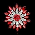 thumbnail image 5 of Women Fashion Flower Brooch Crystal Rhinestone Jewelry for Wedding Party Gift, 5 of 8