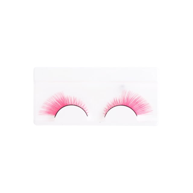 Unique Bargains 1 Pair Cat's Eye False Eyelashes for Makeup Pink