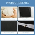 thumbnail image 4 of Lovote Bed Headboard Wedge Pillow with Neck Roll Pillow Ultimate Back Support and Comfort, 79"x20",Black, 4 of 7