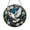 Acrylic 3.5 Inch, variant on Dove Peace Bird Stained Glass Suncatcher Window Hanging, Round Christian Home Sun Catcher Decor