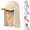 Khaki, variant on Foldable Fishing Sun Hat with Neck Flap & Face Cover, UPF 50+ Wide Brim UV Protection Baseball Cap for Men Women Hiking Outdoor Work, Khaki