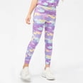 thumbnail image 6 of NIEWTR Cute Printed Girls Stretch Ankle Leggings Ankle Length Girl’s Leggings Athletic Dance Cheer Workout Pants for Kids Teens Tweens Youth Activewear Bottoms (B-Purple,2-3 Years), 6 of 6