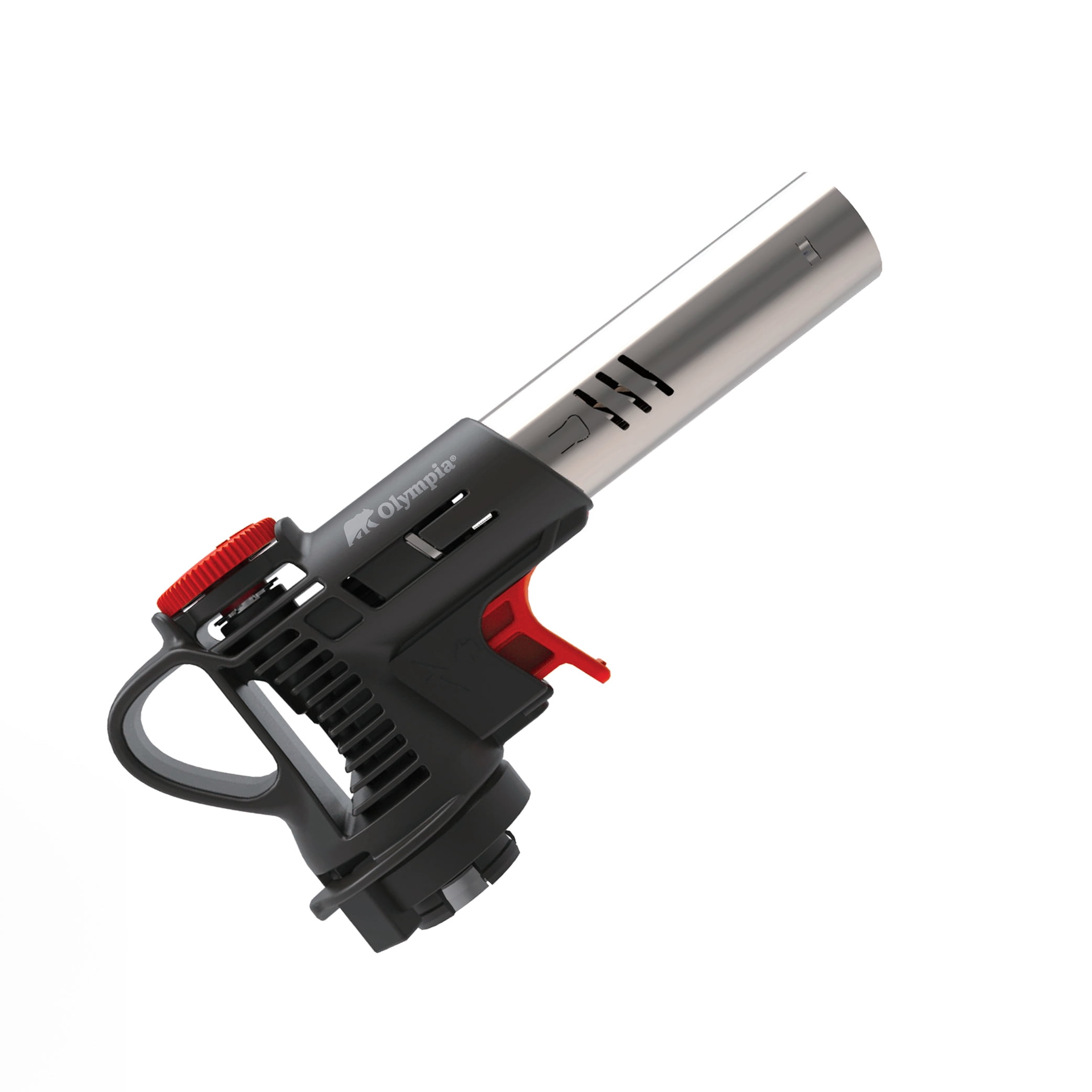 Olympia Dual Flame Butane Torch with Auto-Ignition and Adjustable Control