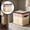 B, variant on 1 Pack Large Clear Thick Plastic Storage Box with Hinged Lid, Heavy-Duty Durable High Capacity Organizer, Perfect for Home, Camping, Travel, Attic and Moving (13x13x13in)