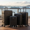 thumbnail image 2 of InUSA TREND 4-Piece Luggage Sets with Spinner Wheels, Handle, Trolley, (20"/24"/28"/32"), Black, 2 of 6