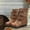 Brown, variant on jsaierl Womens Fashion Splicing Slope Heel Boots Bandage Round Toe High Heeled Boots Shoes
