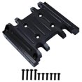 thumbnail image 1 of For Yikong Yk4082 Yk4102 Yk4103 Metal Center Transmission Skid Plate Gearbox Mount 1/8 1/10 Rc Craw Black, 1 of 5