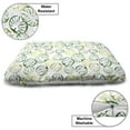 thumbnail image 3 of Botanical Pet Bed, Simplistic Monstera Leaves Repetitive Plain Background, Chew Resistant Pad for Dogs and Cats Cushion with Removable Cover, 24" x 39", Fern Green Yellow Green, by Ambesonne, 3 of 4
