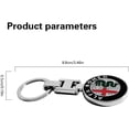 thumbnail image 2 of Car Logo Key Chain Ring for Alfa Romeo Keychains Emblem Pendant for Women Man, 2 of 5