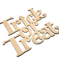 thumbnail image 2 of Krafty Supply Connected Word Trick or Treat, 1/8" MDF, Halloween Crafts, 9" Wide, 2 of 4