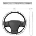 thumbnail image 3 of FKELYI Easy to Install Car Steering Wheel Cover for Most Car SUV Dachshund Paws Auto Grip Cover Accessories Casual Auto Steering Wheel Covers for Van, 3 of 5