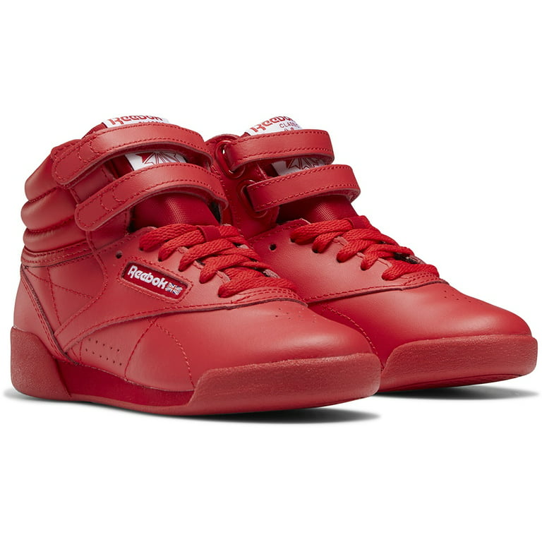 Girls Reebok High Size: 1.5 Red - Red Fashion Sneakers - Walmart.com