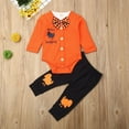 thumbnail image 4 of My 1st Thanksgiving Newborn Baby Boy Turkey Outfit Tops Romper Pants 3PCS Set, 4 of 6