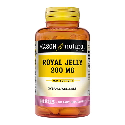 Mason Natural Royal Jelly 200 Mg Food Supplement Capsules 60 Ea