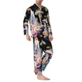 thumbnail image 2 of Daiia Cute Mushroom Landscape for Men's Long-Sleeved Pajama Set – Soft & Comfortable Sleepwear Button-Up Pajamas Cozy Lounge Wear-XX-Large, 2 of 7