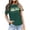 Dark Green, variant on Bibifish Womens Tshirts Simple Christmas Tree Print T Shirts Soft Smooth Crewneck Short-Sleeve Tshirts Summer Daily Holiday Party Trendy Tees