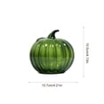 thumbnail image 3 of Hovilon Glass Pumpkin Vase for Flowers, Decorative Hydroponic Pumpkin Flower Vase in Clear Green Orange, Thick Glass Centerpiece for Fall Thanksgiving Halloween, Compact Tabletop Home Decor Gift, 3 of 6