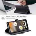 thumbnail image 5 of Wallet Case for Google Pixel 6A 2022,Magnetic Protect PU Leather Flip Case with Card Holders RFID Blocking Kickstand Shockproof Protection Case for Google Pixel 6A 2022 (Black), 5 of 17