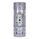 thumbnail image 5 of Lámpara De Jardín De 20W Con Cabezales Dobles Ip65, Lámparas De Pared Led Impermeables, Lámpara De Pared Para Exteriores, Rgb Y Blanco Cálido Scienceny HA024452-07, 5 of 6