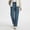 Navy（Casual）, variant on Women's Waterproof Cargo Pants Drawstring High Waist Quick Drying Straight Leg Pants with Multi Pockets