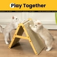 thumbnail image 5 of Conlun Cat Scratcher,A-Shape Cat Scratching Board for Various Cat Scratch Positions,Reversible Cardboard Cat Scratch Pad,Durable Cat Scratchers for Indoor Cats to Protect Furniture,Easy to Install, 5 of 9