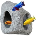thumbnail image 1 of HLONK Aquarium Hideaway Rock Cave  Add a Natural Touch to Your Fish Tank with Decorative Rocks!, 1 of 6