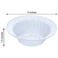thumbnail image 2 of Balsa Circle 10 Clear Flared Disposable Plastic Dessert Ice Cream Bowls Party Events Decorations Events, 2 of 4