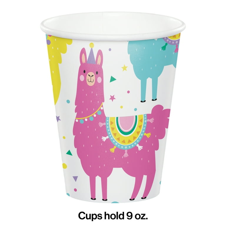 Llama Party Supplies Kit for 8 Guests Walmart