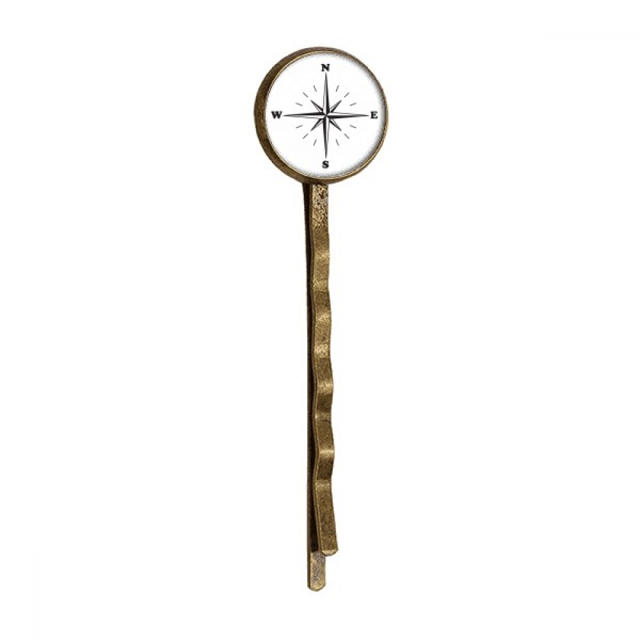 Direction Indicator Northwest Watch Retro Metal Hair Bobby Pin Headwear