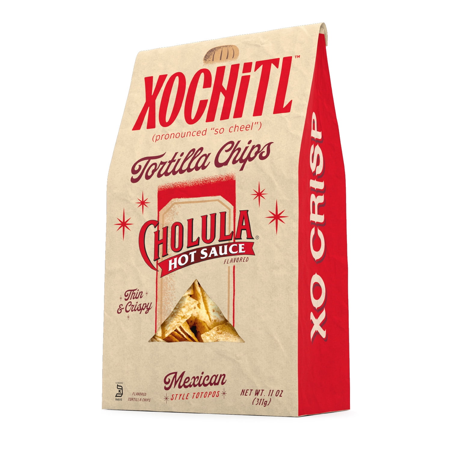 Pack of 10 Xochitl Cholula Tortilla Chips 11 oz