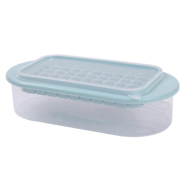 Silicone Ice Cube Tray with Lid and Storage BinFlexible Ice Cube Molds with Ice Container