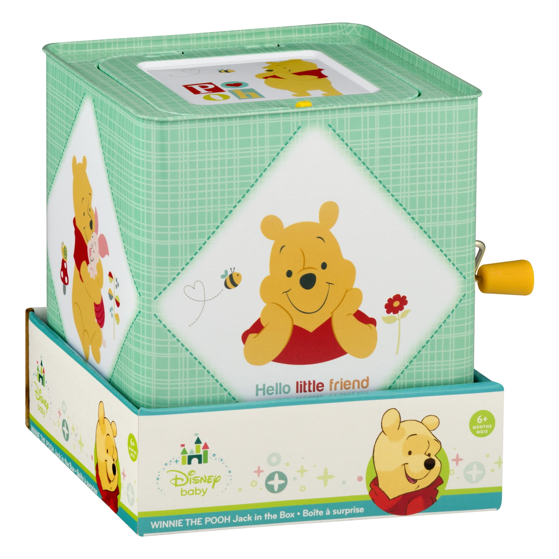 6.5 Kids Preferred Disney Baby Winnie the Pooh Jack-in-the-Box