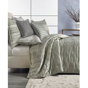 Hotel Collection Iridescence Coverlet Featuring A Heat Transfer Printing Technique, Full or Queen, Gray