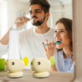 thumbnail image 2 of Automatic Toothpaste Dispenser Wall Mounted Hands Free Toothpaste Squeezer for Bathroom Organization and Convenience 4x3x2 Inch Green, 2 of 8