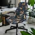 thumbnail image 2 of FKELYI Retro Floral Sika Deer Print Office Chair Cover Computer Chair Covers Removable Chair Protector Slipcover Stretch Fabric Boss Chair Covers for Home Office, Large, 2 of 6