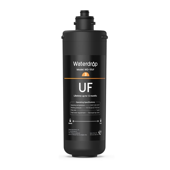 Filtro de agua ultrafiltración Waterdrop WD-10UF para debajo del fregadero