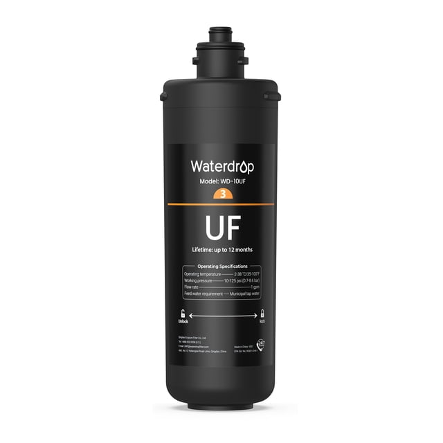 Filtro de agua ultrafiltración Waterdrop WD-10UF para debajo del fregadero