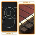 thumbnail image 3 of FOMIYES 4Ud Accesorios Para Ukulele Cuerdas Nylon Color Plata Con Material Duradero, 3 of 8