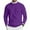 Purple, variant on Fgvctg Sweaters for Men Ribbed Knit Crewneck Pullover Sweater Loose Dressy Slim Fit Long Sleeve Sweaters Vintage Textured Fall Blouse Khaki 4XL