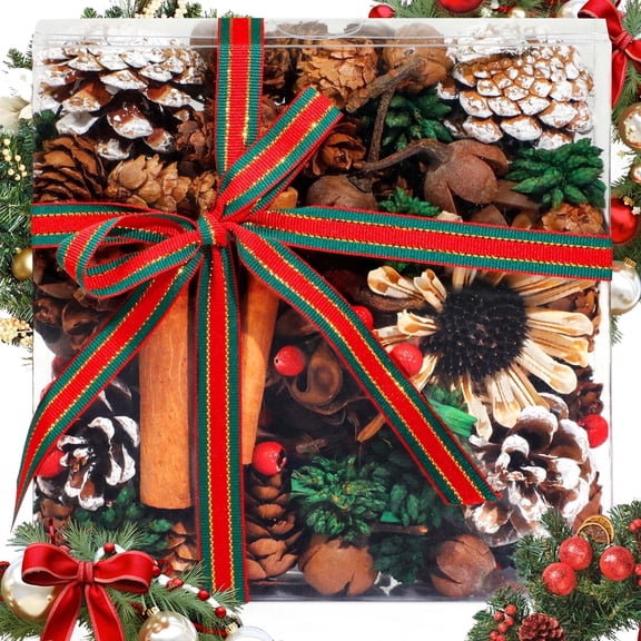 LA BELLEFÉE Scented Potpourri Bags Dried Flower, Pinecone Wooden Fragrance Home Decor, Year-Round Aromatic Filler for Living Room, Bedroom