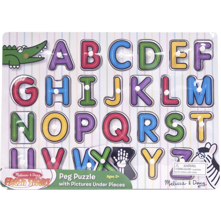 melissa and doug see inside alphabet puzzle