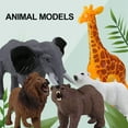 thumbnail image 2 of Juego de Mini juguetes de animales de la selva para niños, 13 Uds., animales salvajes realistas de PVC, juguetes de aprendizaje, figurita de animales, modelo de juguete para niños, 2 of 8