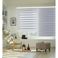 thumbnail image 3 of Keego 85% Blackout Cordless Zebra Shades Light Filtering Roller Shade Privacy Window Blinds Customizable Color and Size for Home Office Windows Gray 26"w x 48"h, 3 of 10