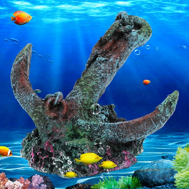 Aquarium Ornament Creator Anchor Resin Aquarium Decor Aquarium