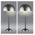 thumbnail image 4 of Novogratz x Globe Electric Haydel 21" 2-Light Blackened Steel Table Lamp,67334, 4 of 9